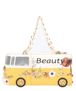 Beauty Bus Novelty Handbag 1039-Y