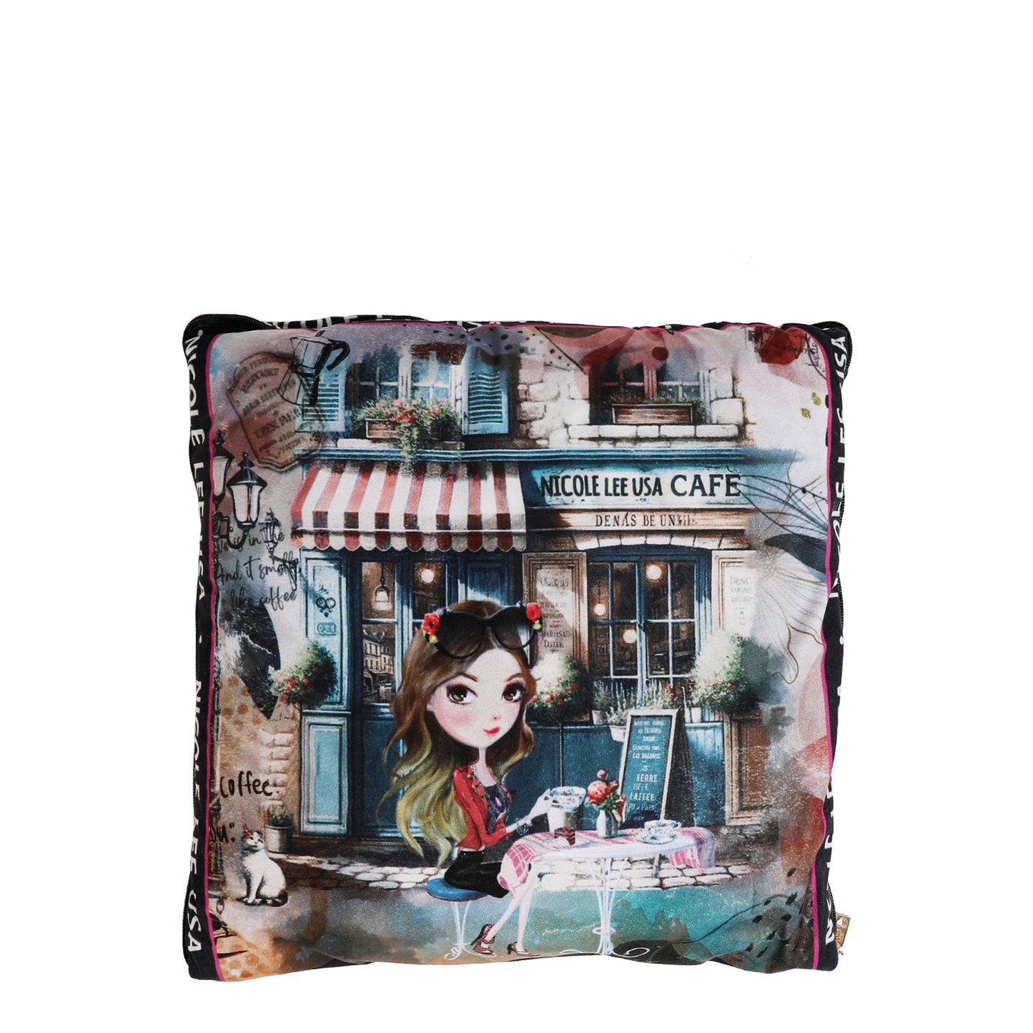 TRAVEL PILLOW BLANKET - BC7605 EMOTION / VIRTUAL FRIEND