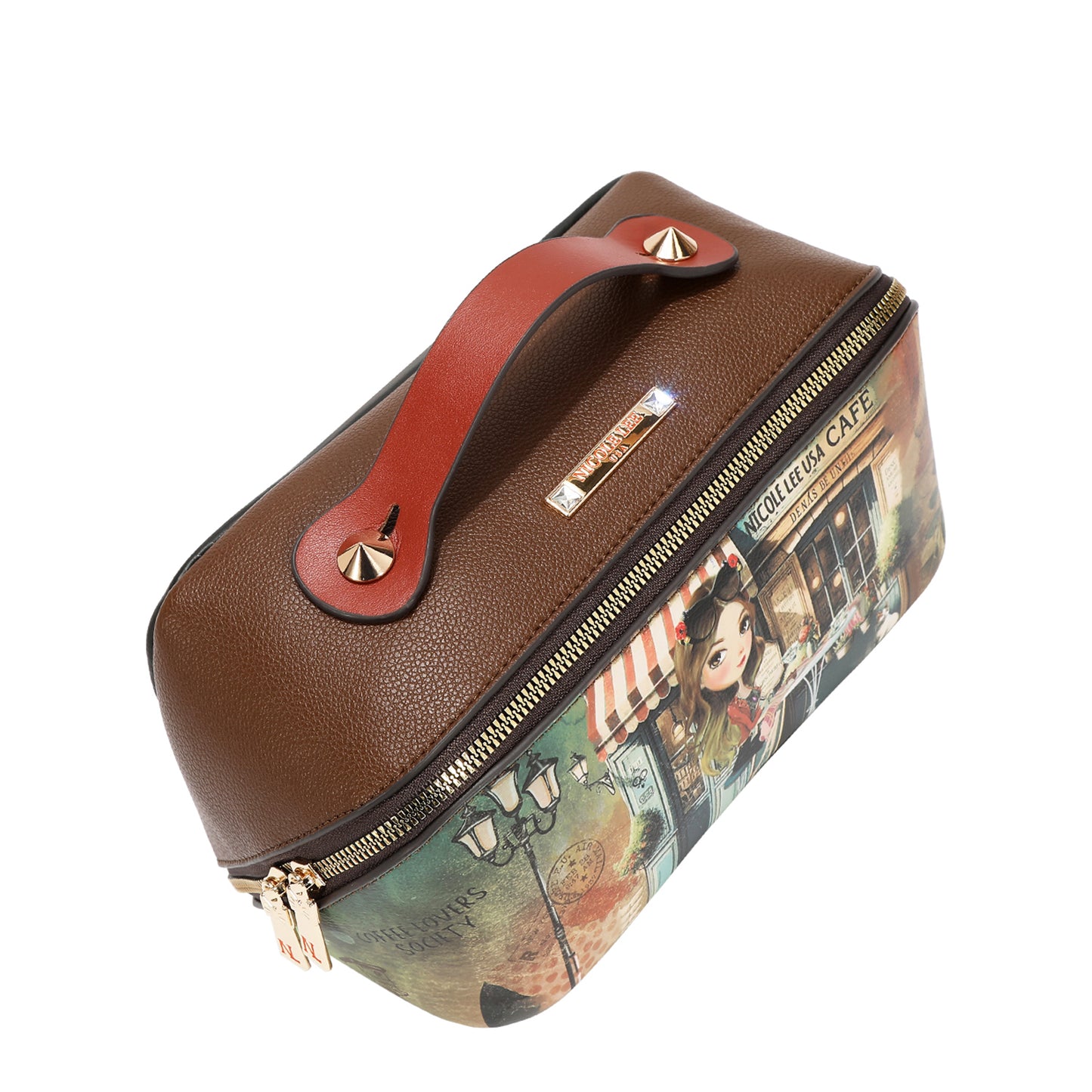 STRUCTURED TOP-HANDLE COSMETIC CASE - COS8002 VIRTUAL FRIEND