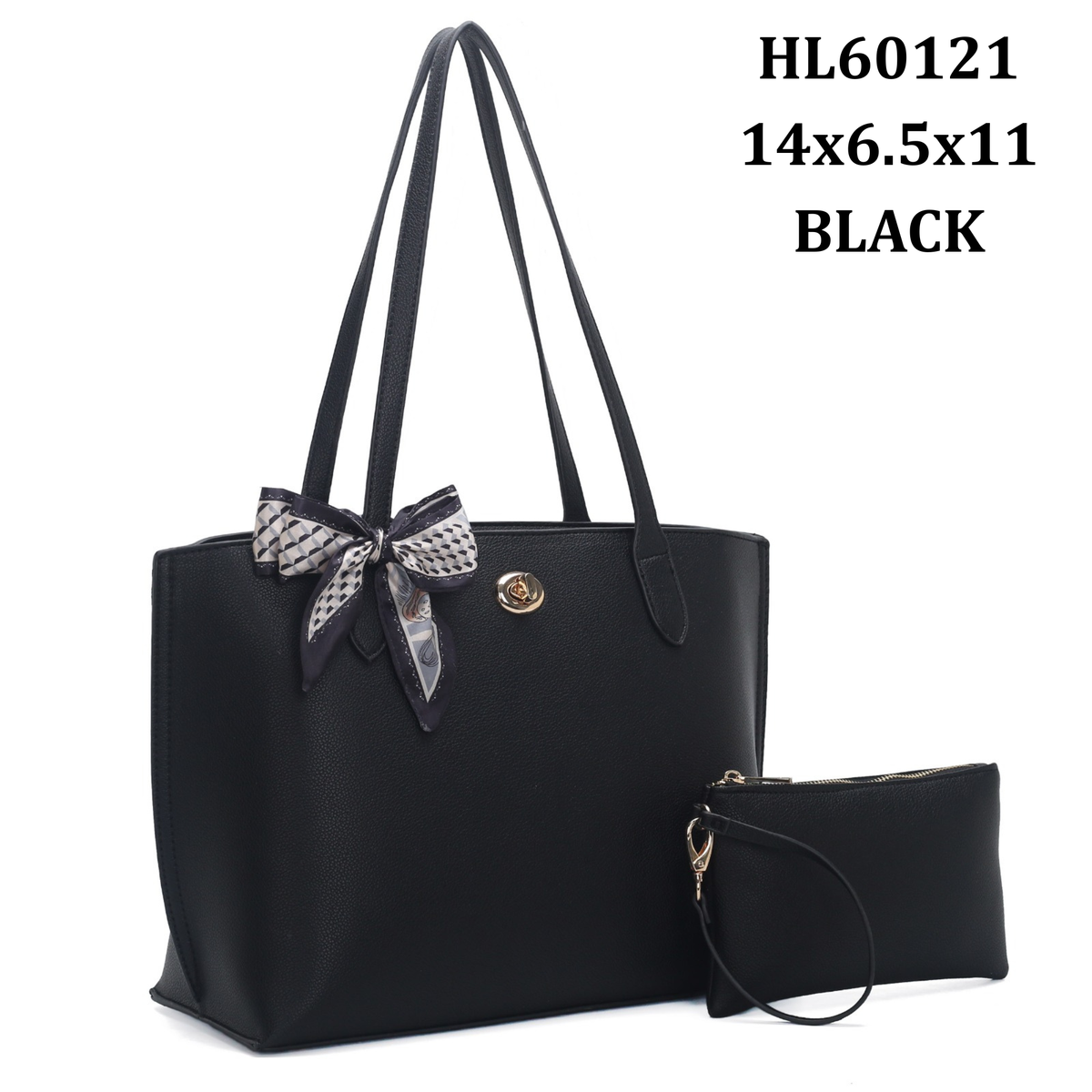HL60121 Tote Bag Set 2 in 1 W/Wallet