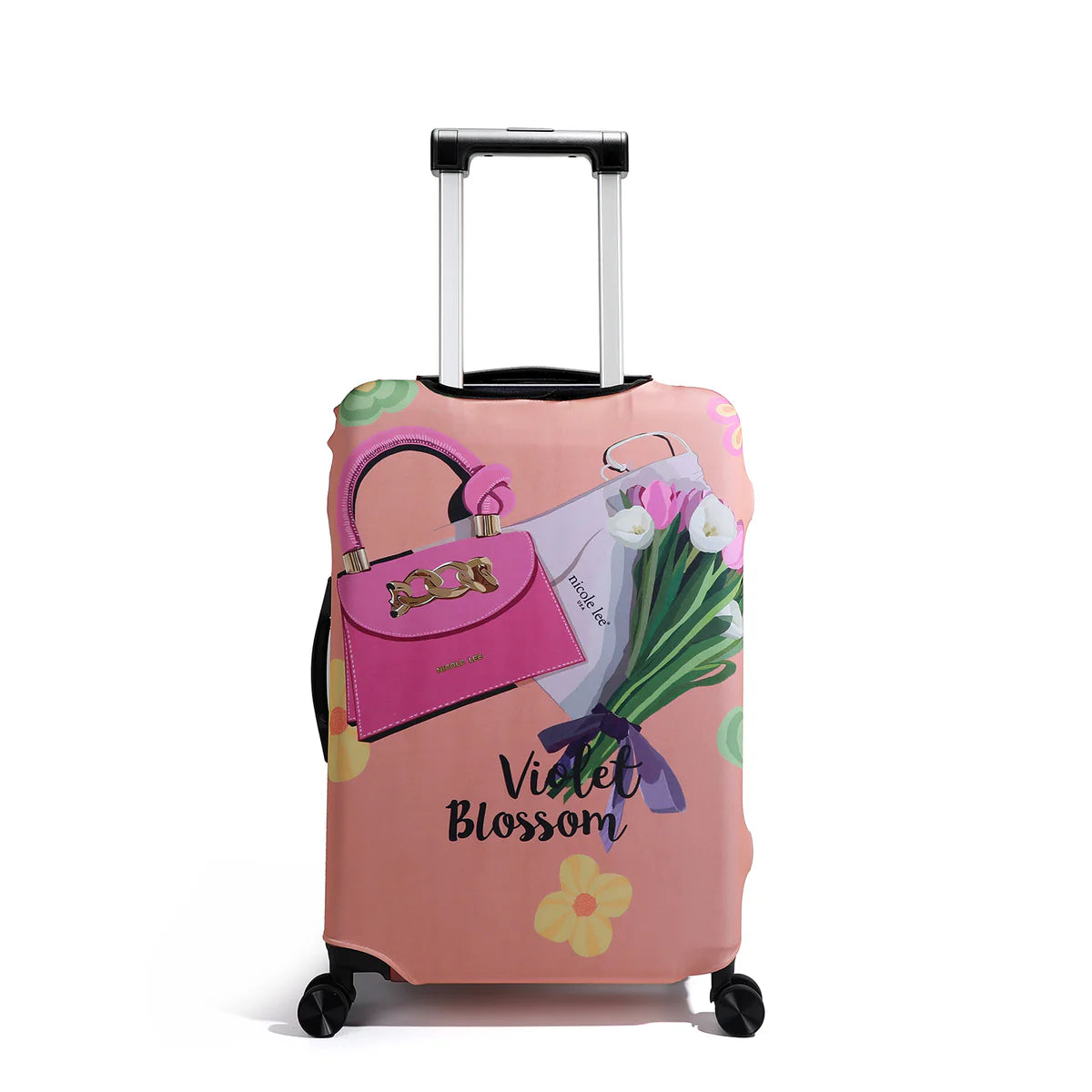 LUGGAGE COVER - LGC7809 MARTHA TRAVELS ITALY S / VIOLET BLOSSOM / SUN AND SAND / QUEEN CLEOPATRA / DREAM COMES TRUE