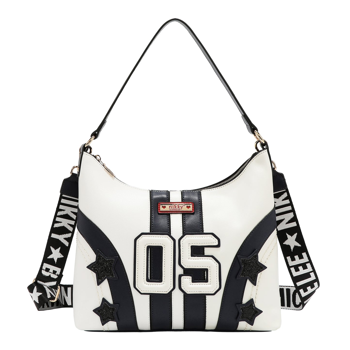 VARSITY TOTE BAG - NK13020 RED / WHITE / BEIGE