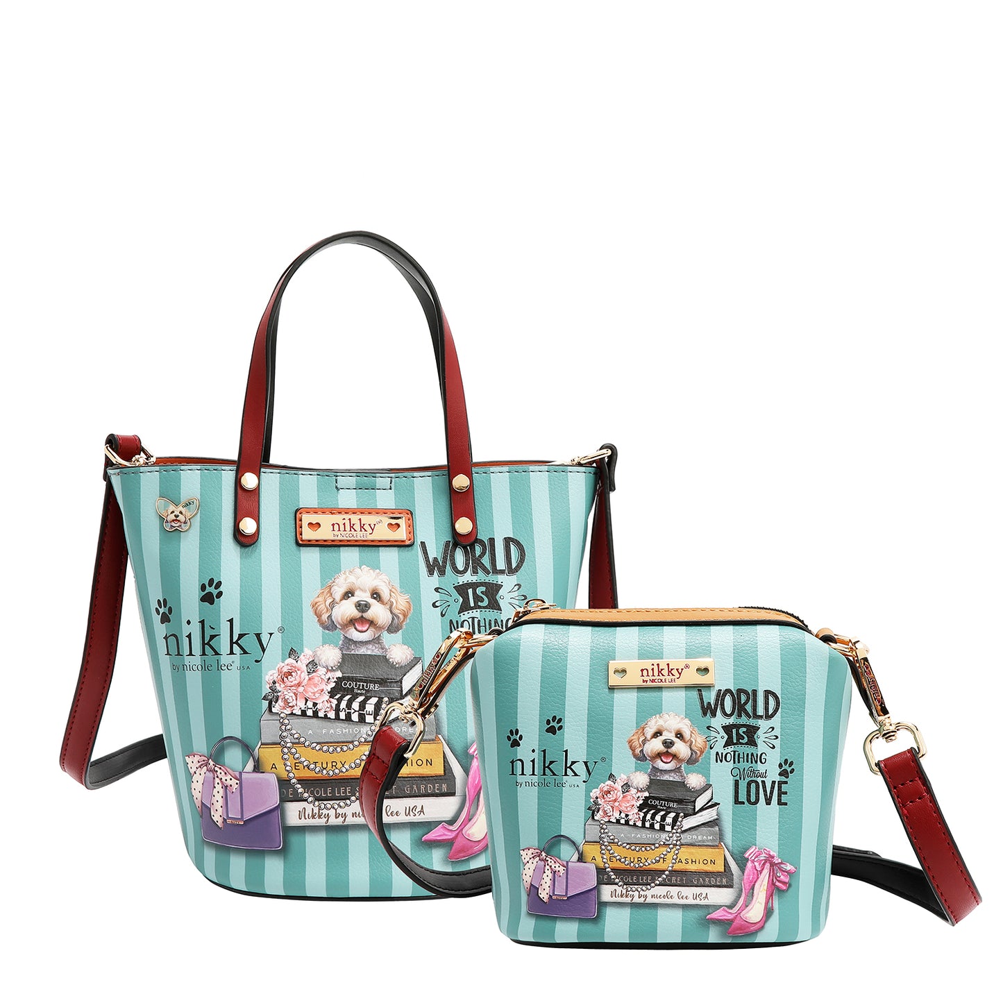 MEANT TO LOVE YOU 2PCS SMALL BUCKET BAG - NK13027 MEANT TO LOVE YOU