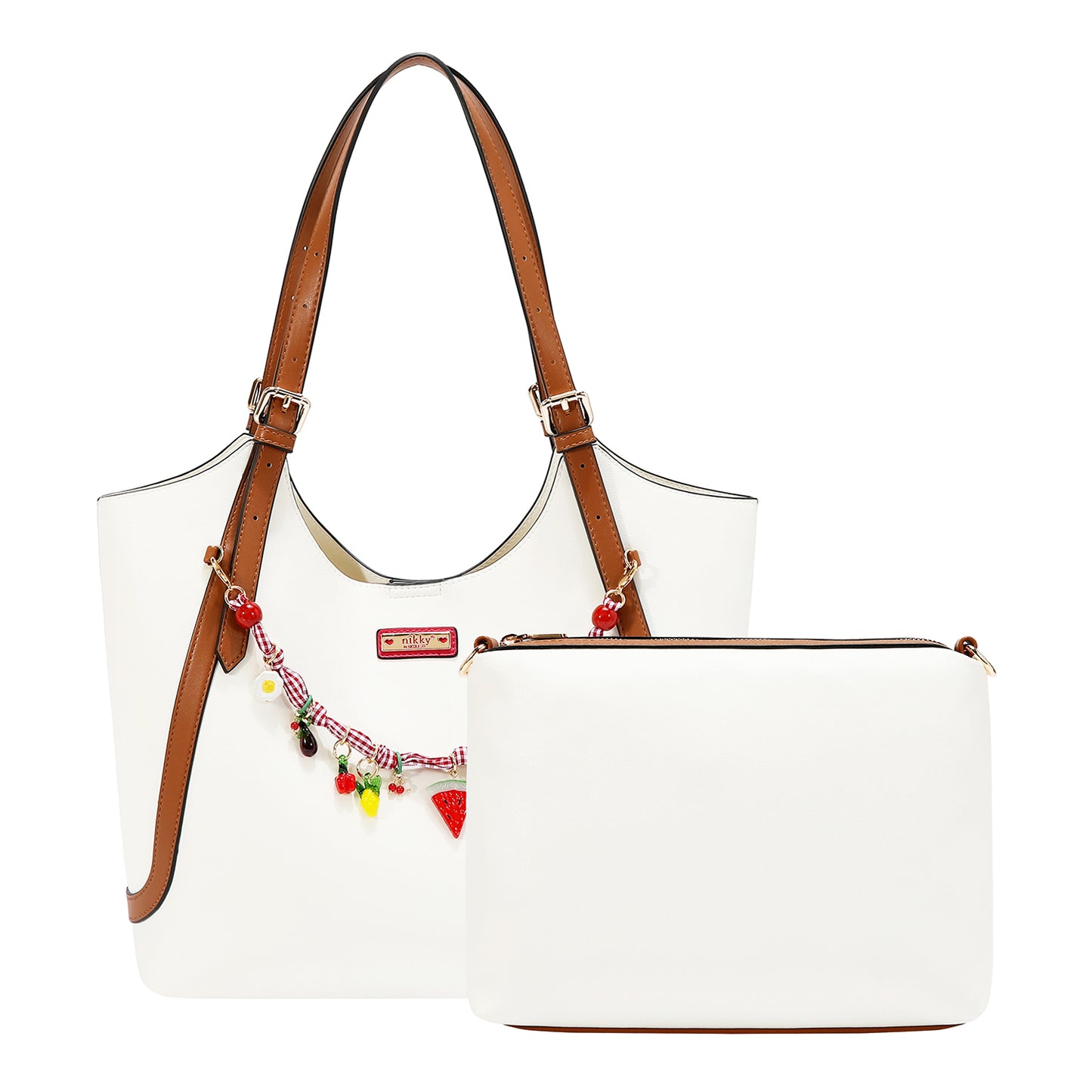 PLAYFUL CHARM SHOPPER BAG - NK13171 BLUE / PINK / WHITE / LAVENDER