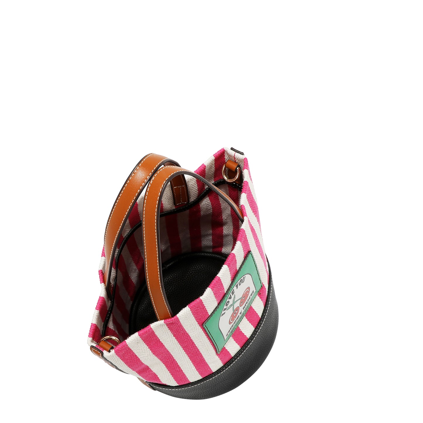 SOLANA BAG - BUCKET BAG - NN1155 NAVY/ PINK / GREEN / CANDY