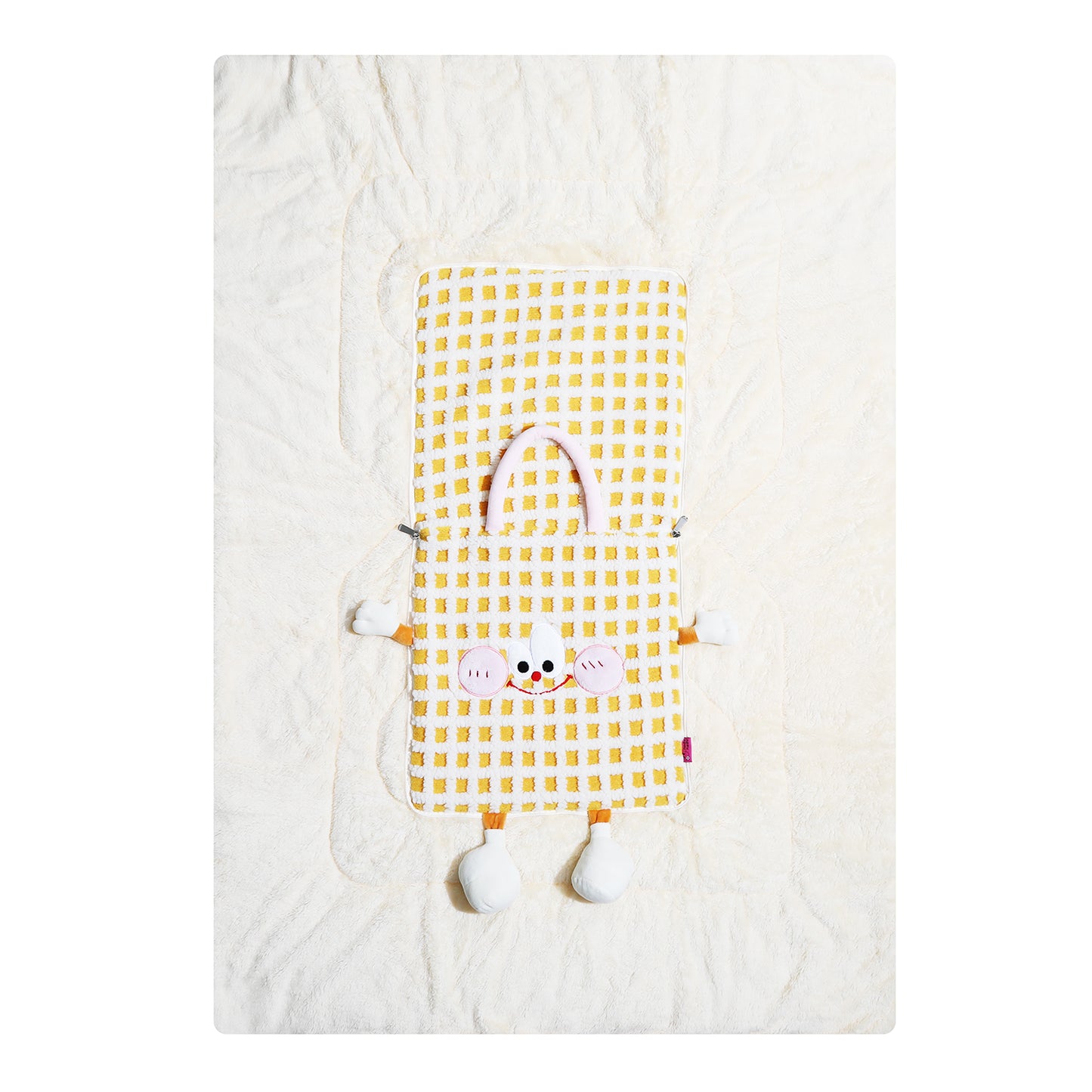 PALSY PILLOW BLANKET - NN2513 PURPLE / PIK / BLUE / YELLOW