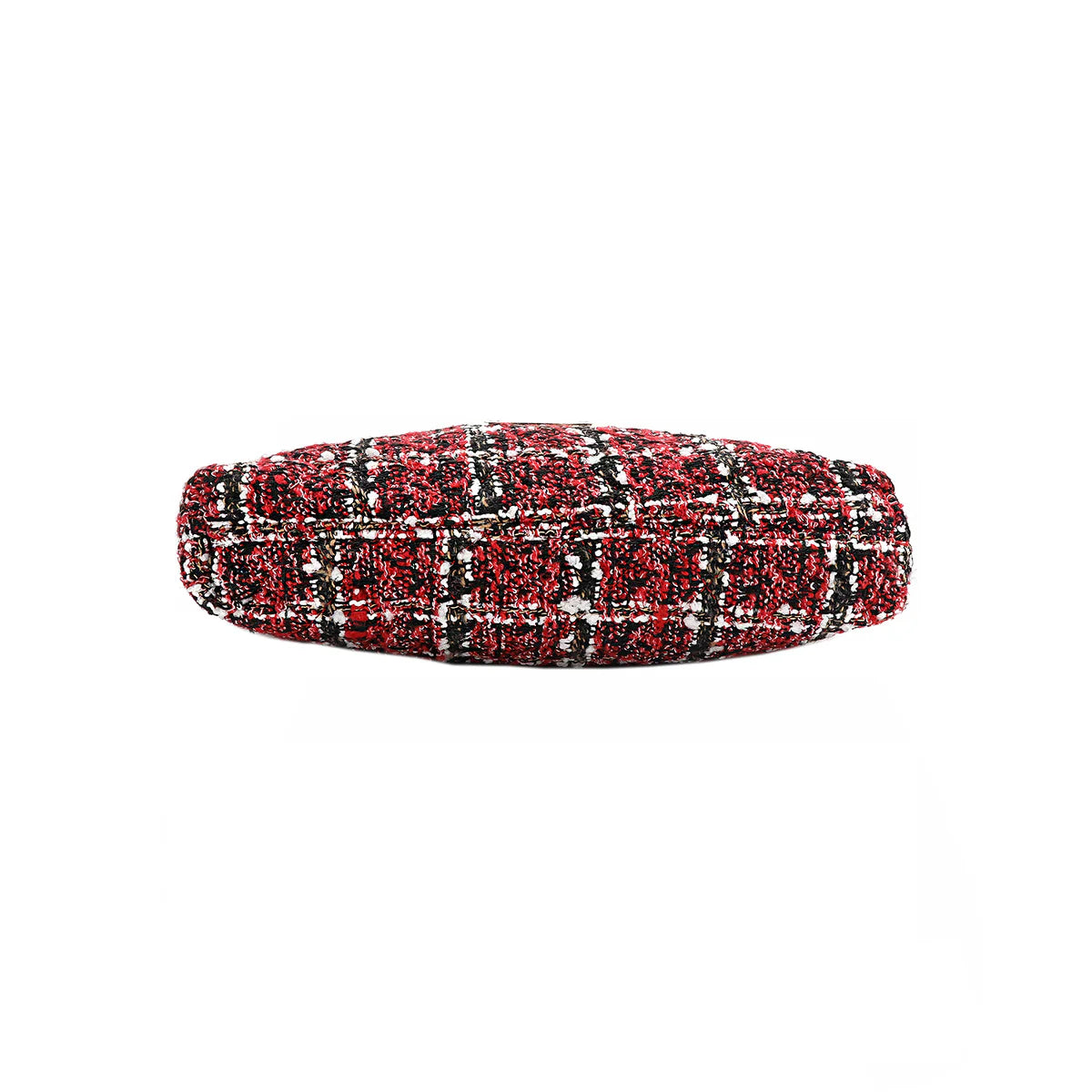 TWEED SHOULDER BAG - P17101 RED / BLACK / BEIGE / GREEN
