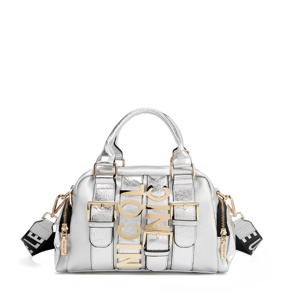 CALISTA MULTI POCKET HANDBAG - P17201 GOLD / NUDE / SILVER / BLACK