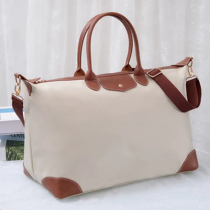 HM786 Nylon Flap Overnight Duffle Bag