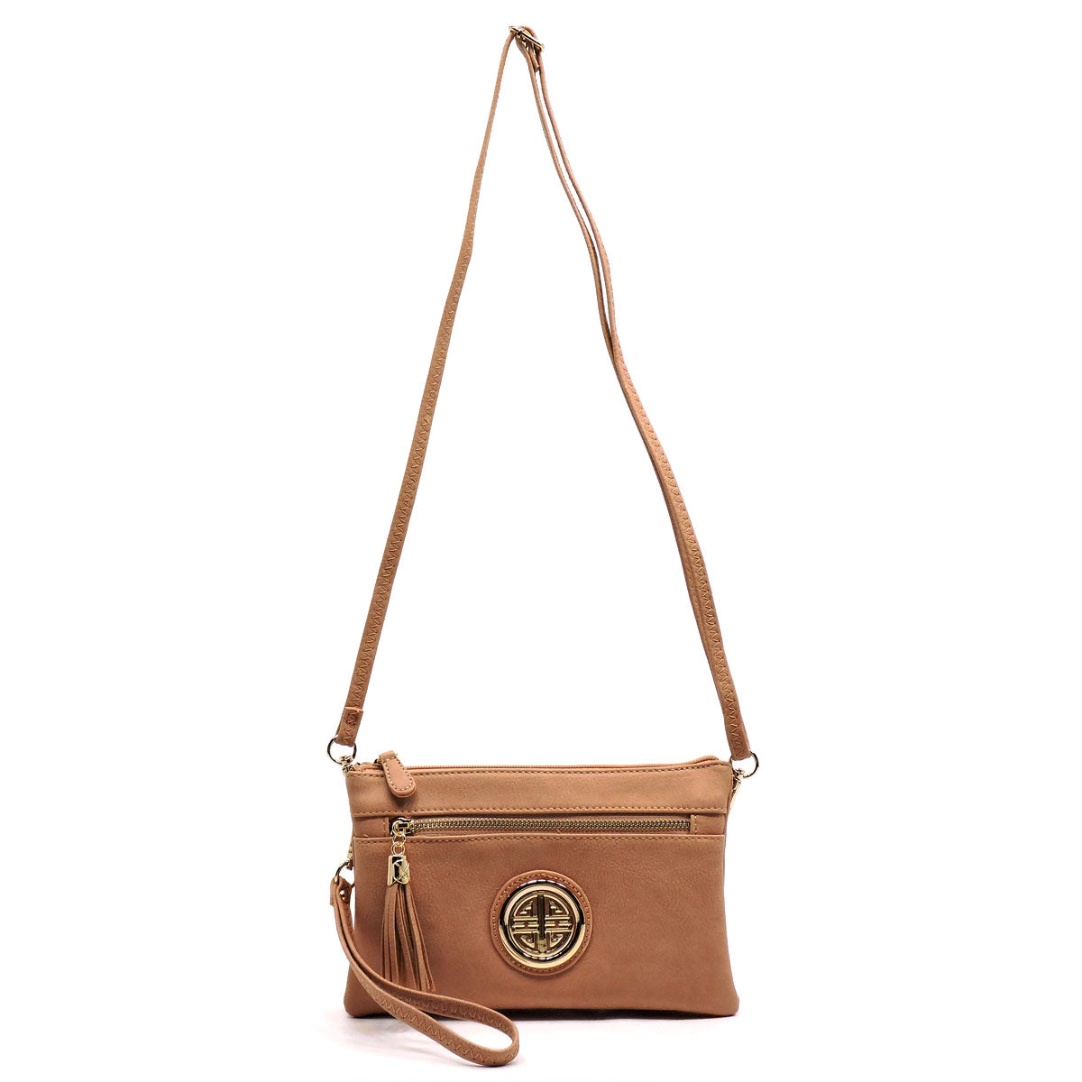 WU021L Small multi compartment fashion crossbody bag wristlet