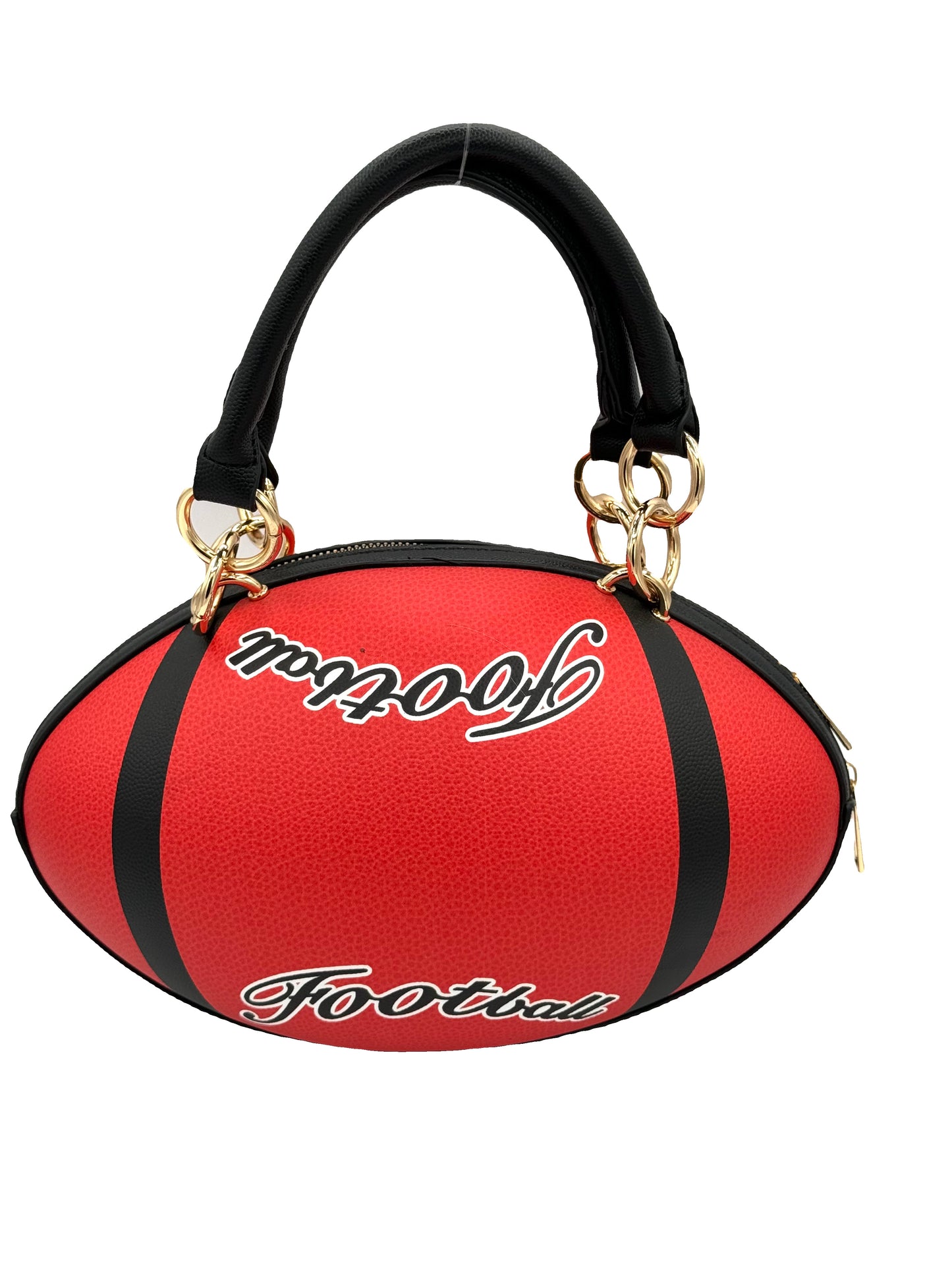 6676 FASHION BROWN FOOTBALL CHAIN CROSSBODY BAG