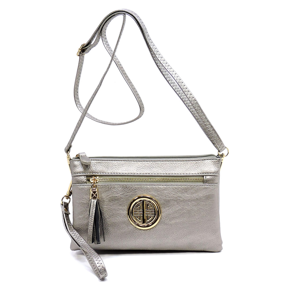 WU021L Small multi compartment fashion crossbody bag wristlet