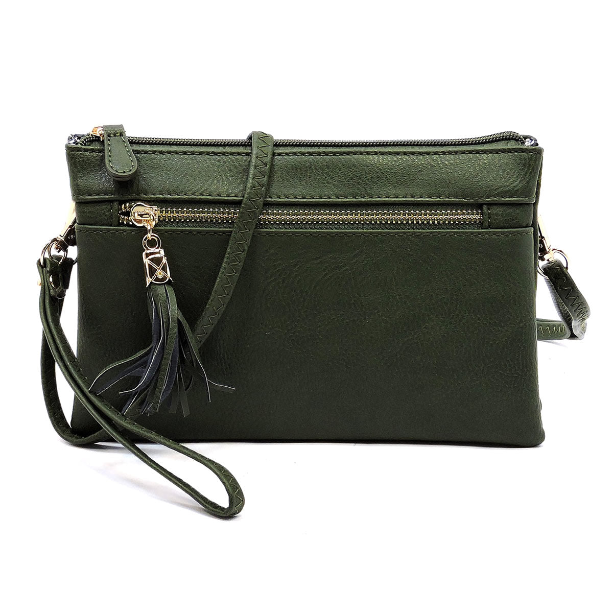 WU021 Small multi compartment fashion crossbody bag wristlet