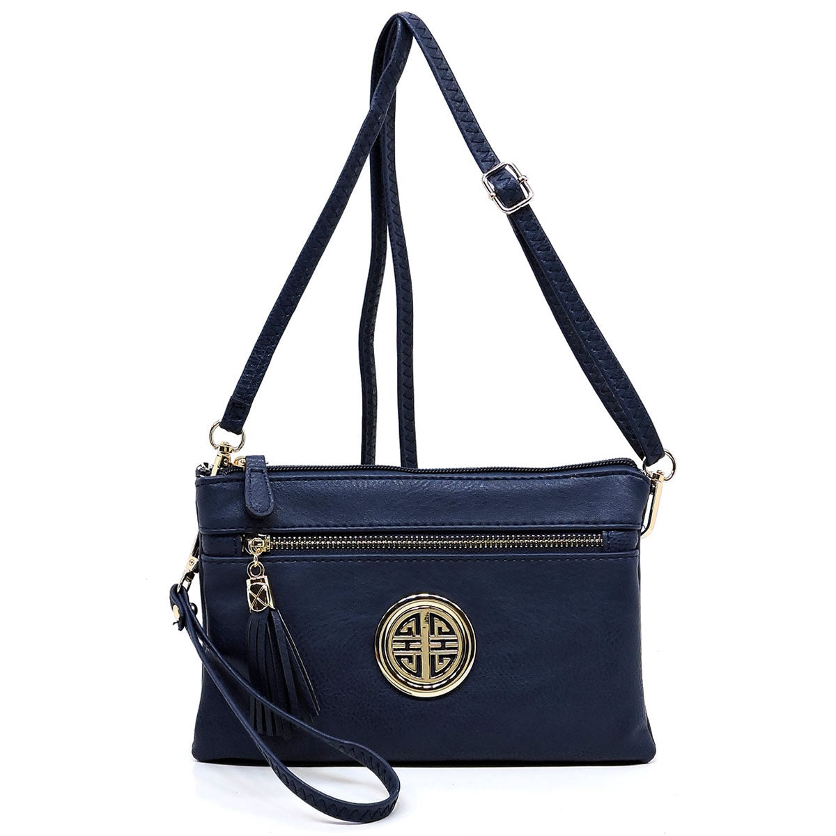 WU021L Small multi compartment fashion crossbody bag wristlet