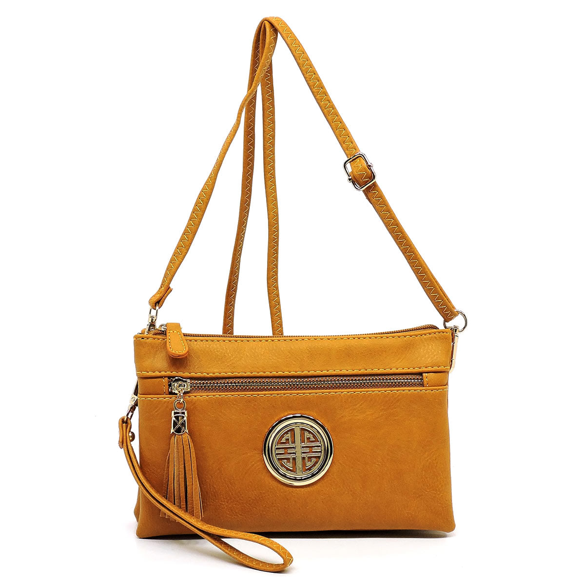 WU021L Small multi compartment fashion crossbody bag wristlet