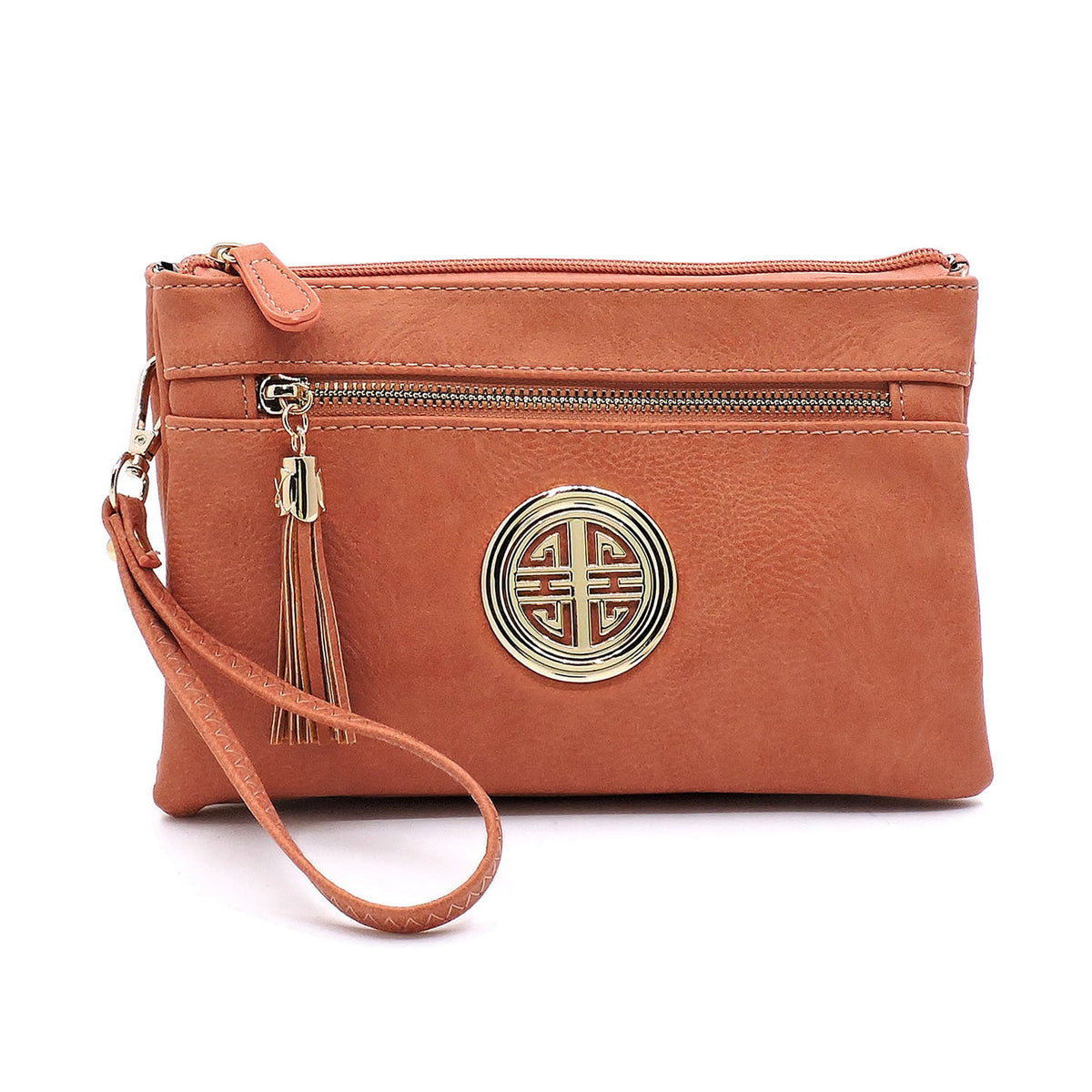 WU021L Small multi compartment fashion crossbody bag wristlet