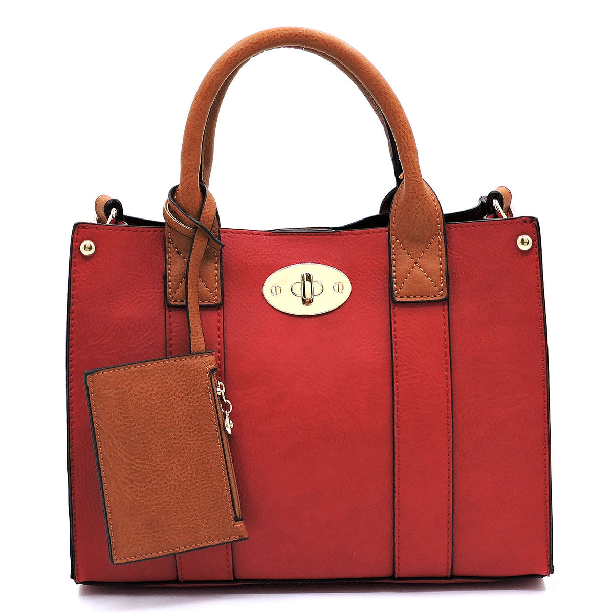 WU061 Fashion 3-in-1 Boxy Satchel