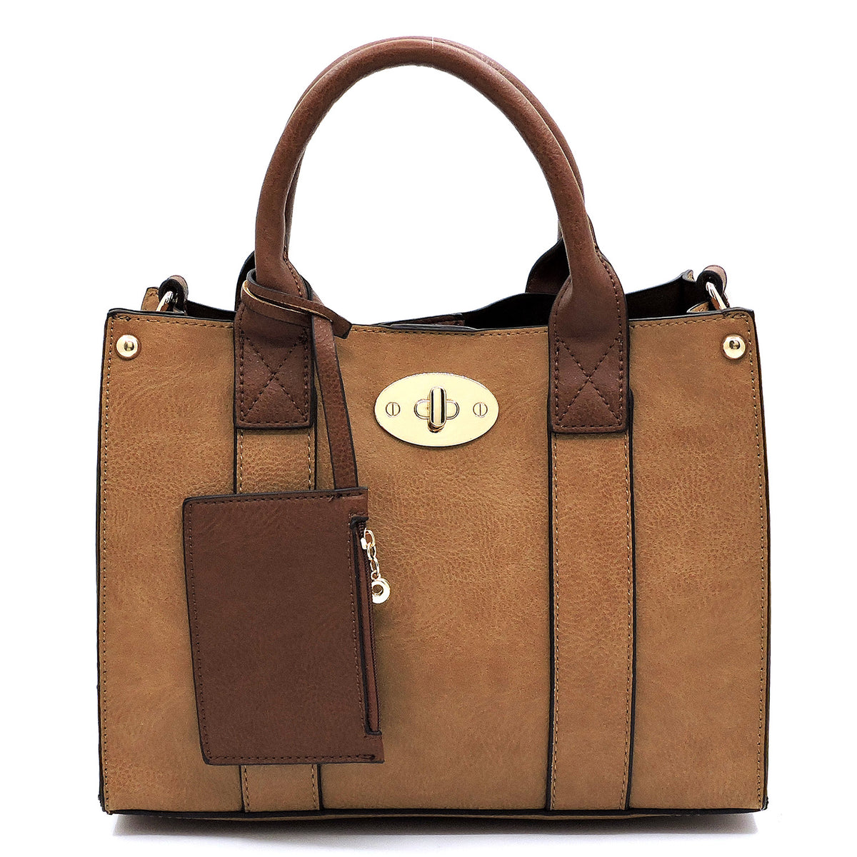 WU061 Fashion 3-in-1 Boxy Satchel