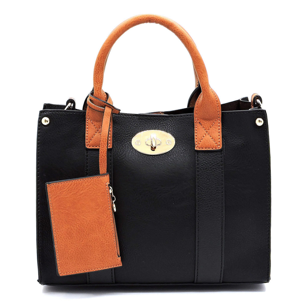 WU061 Fashion 3-in-1 Boxy Satchel