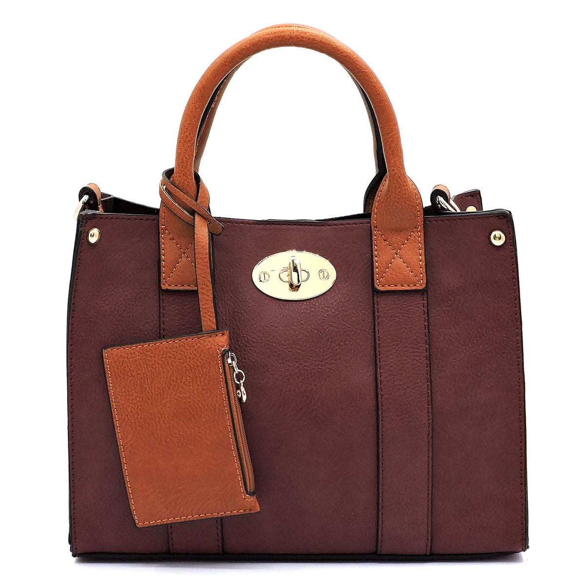 WU061 Fashion 3-in-1 Boxy Satchel