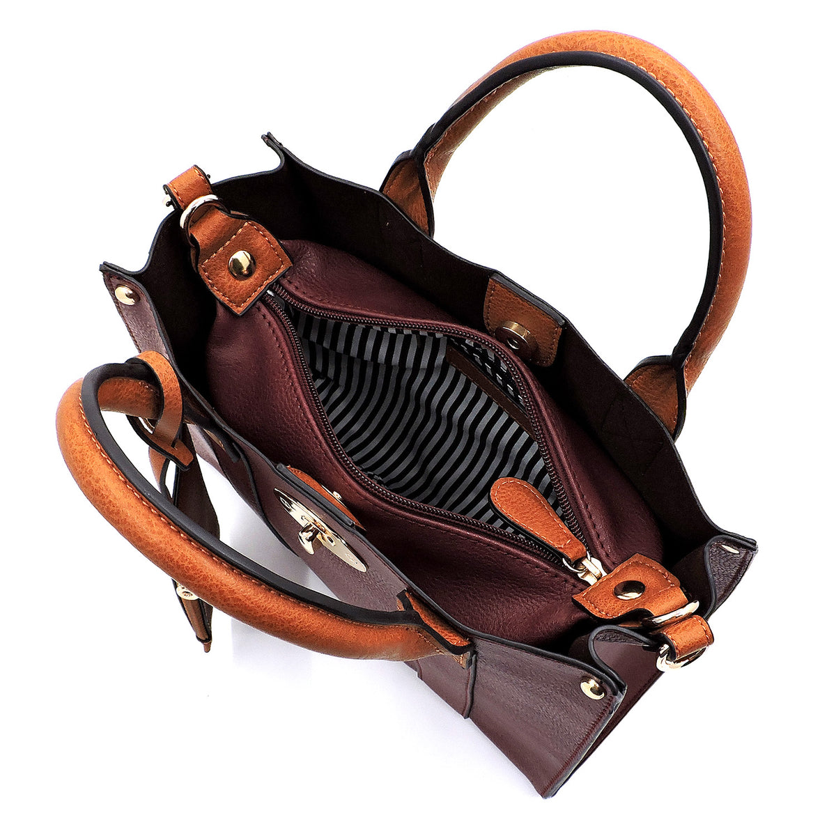 WU061 Fashion 3-in-1 Boxy Satchel
