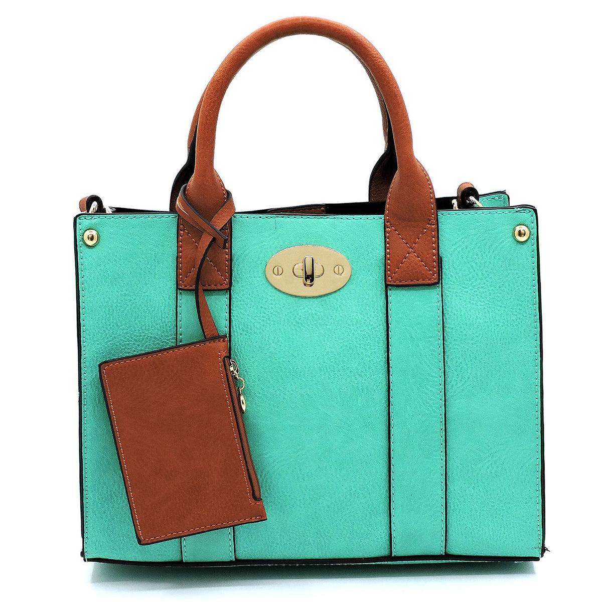 WU061 Fashion 3-in-1 Boxy Satchel