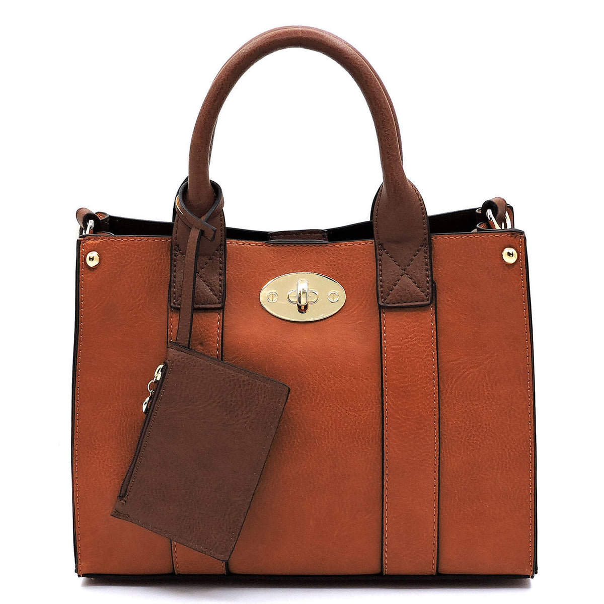 WU061 Fashion 3-in-1 Boxy Satchel