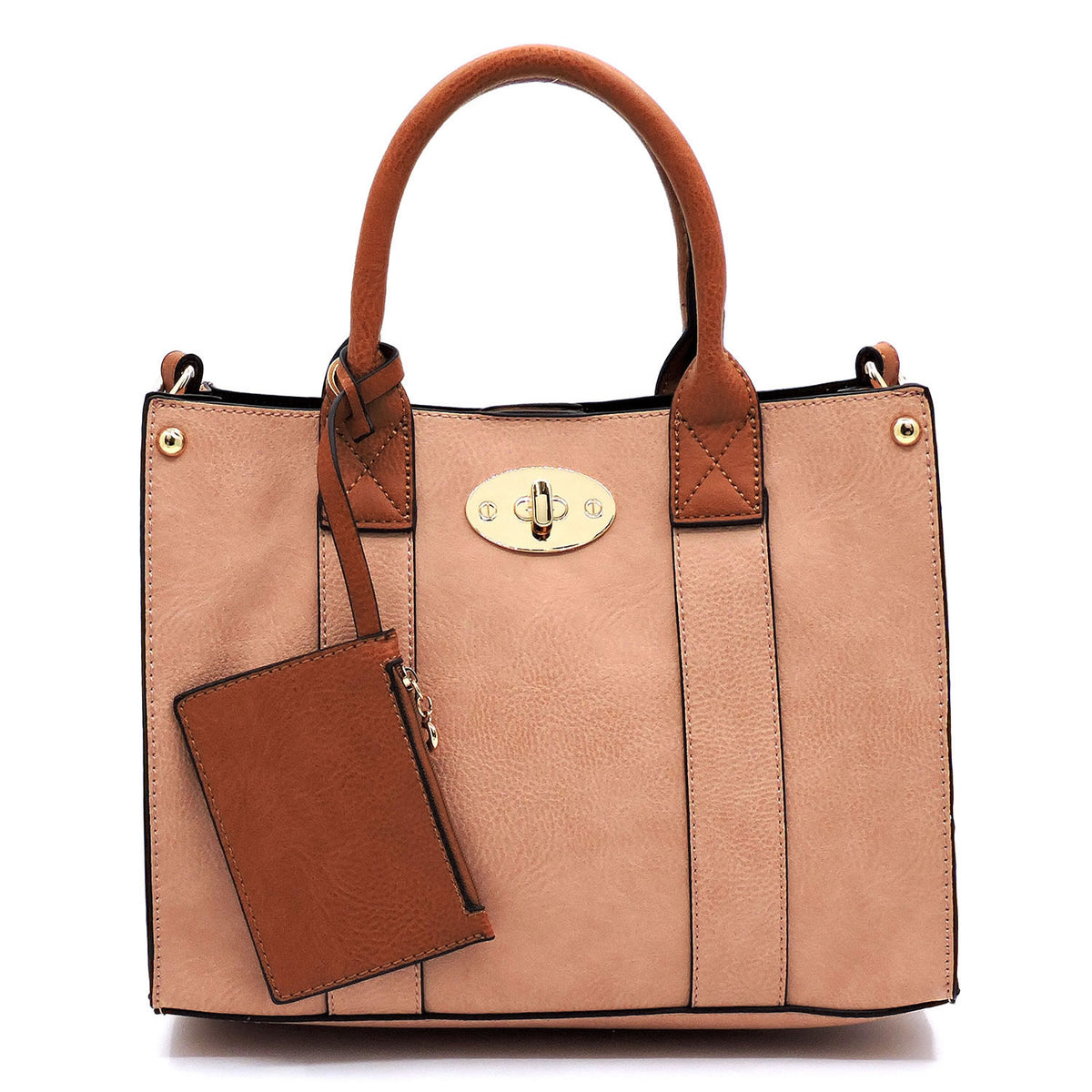 WU061 Fashion 3-in-1 Boxy Satchel