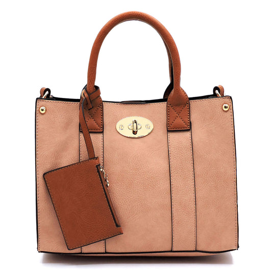 WU061 Fashion 3-in-1 Boxy Satchel