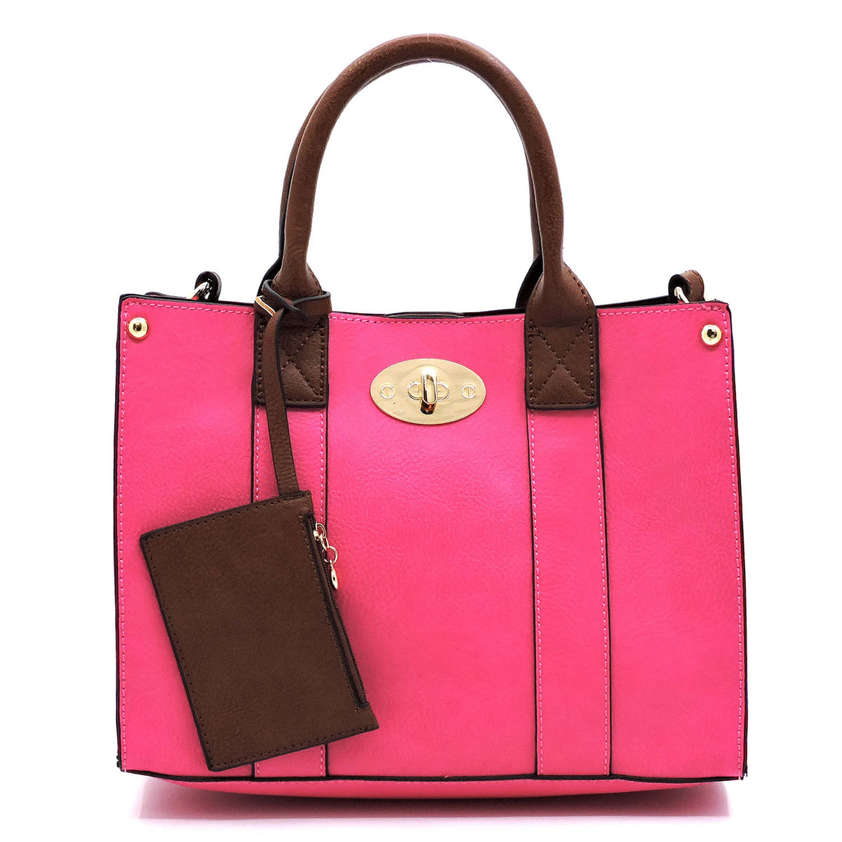 WU061 Fashion 3-in-1 Boxy Satchel
