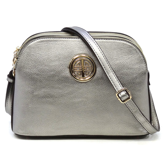 WU040N Fashion Logo Multi Compartment Crossbody Bag