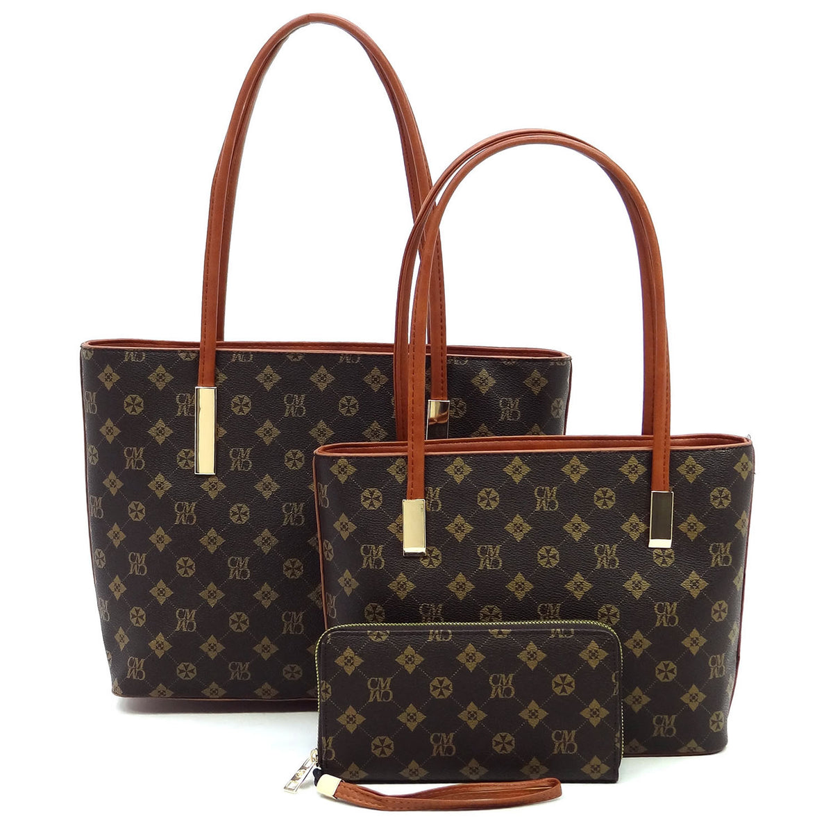 CM2669 Monogrammed 3-in-1 Tote