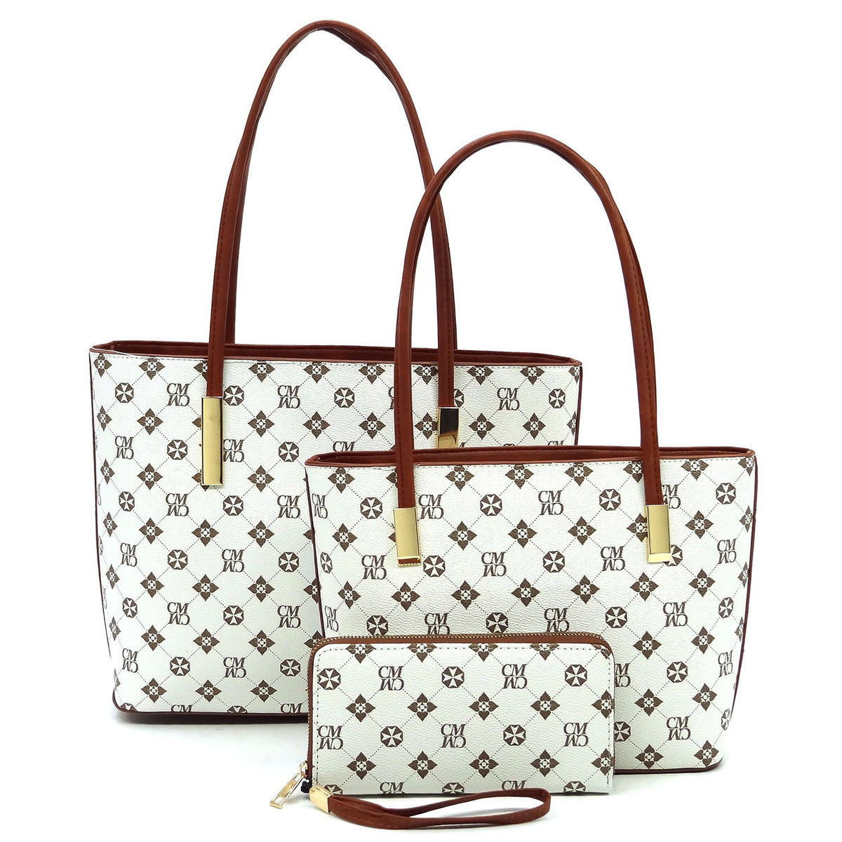 CM2669 Monogrammed 3-in-1 Tote