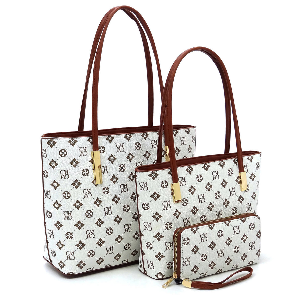 CM2669 Monogrammed 3-in-1 Tote