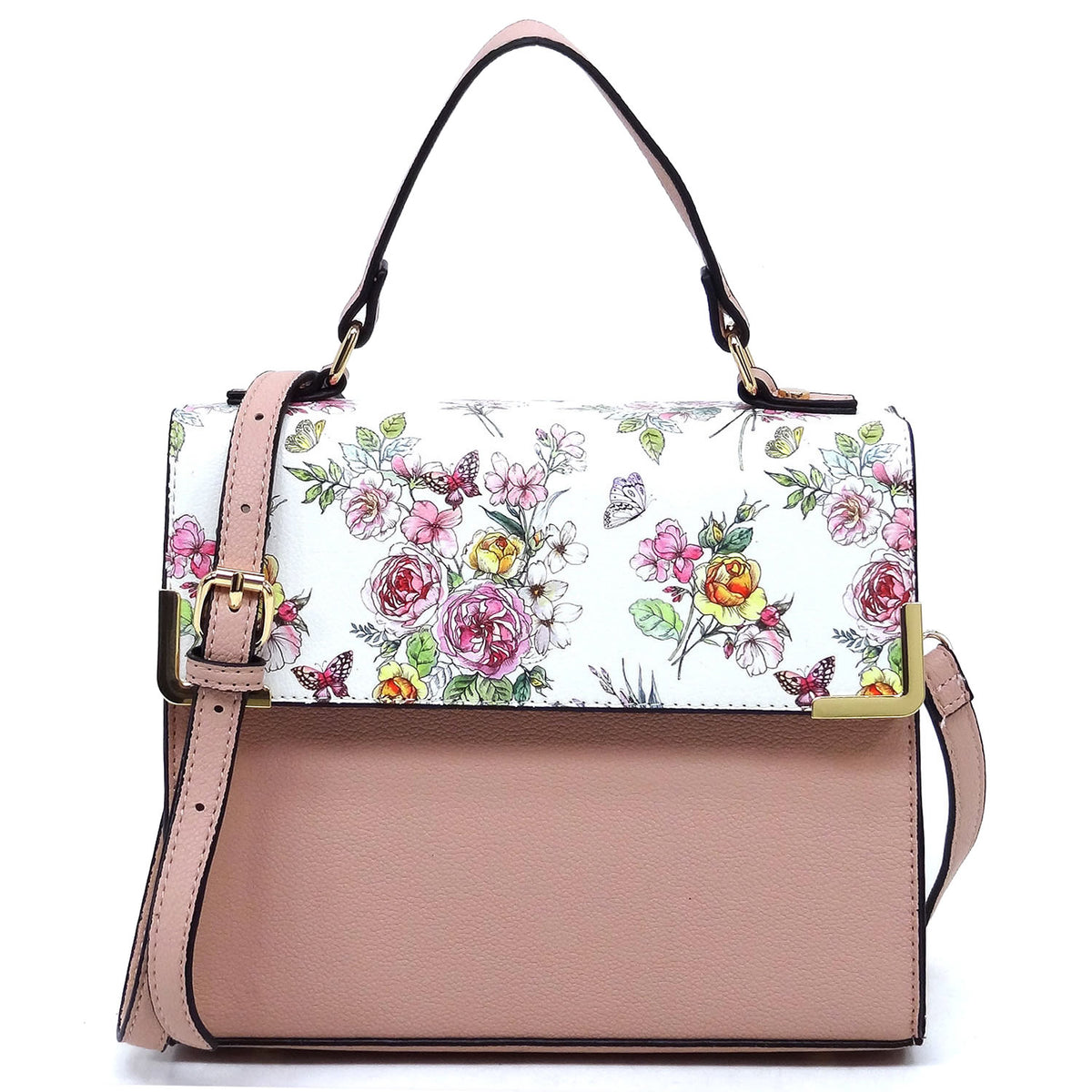 PF2770 Colorblock Top Handle Satchel
