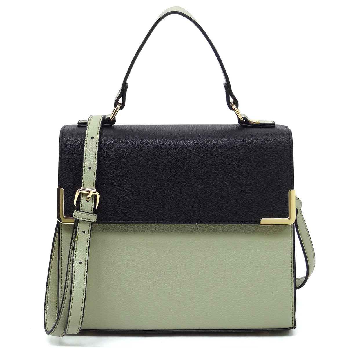 PF2770 Colorblock Top Handle Satchel