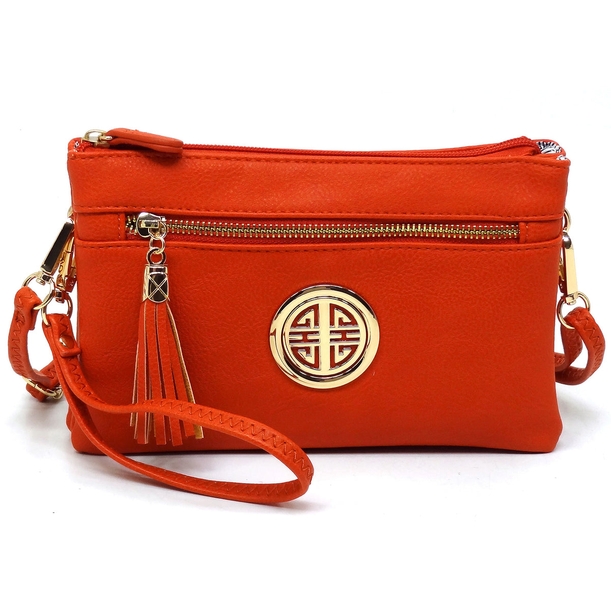 WU021L Small multi compartment fashion crossbody bag wristlet