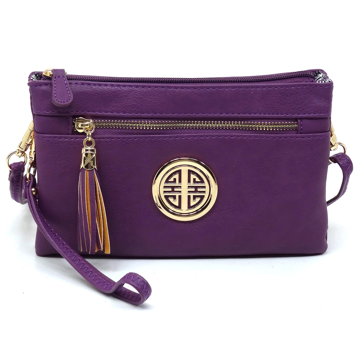 WU021L Small multi compartment fashion crossbody bag wristlet