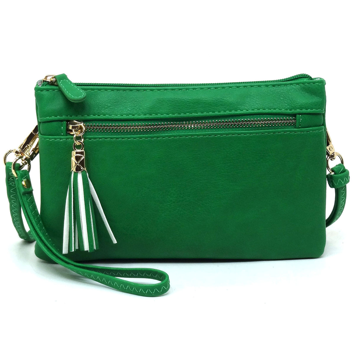 WU021 Small multi compartment fashion crossbody bag wristlet
