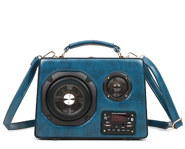 2201 Bluetooth Speaker Satchel / Shoulder Handbag