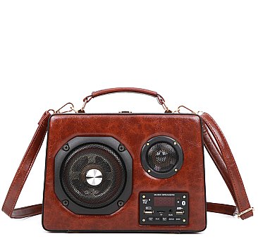 2201 Bluetooth Speaker Satchel / Shoulder Handbag