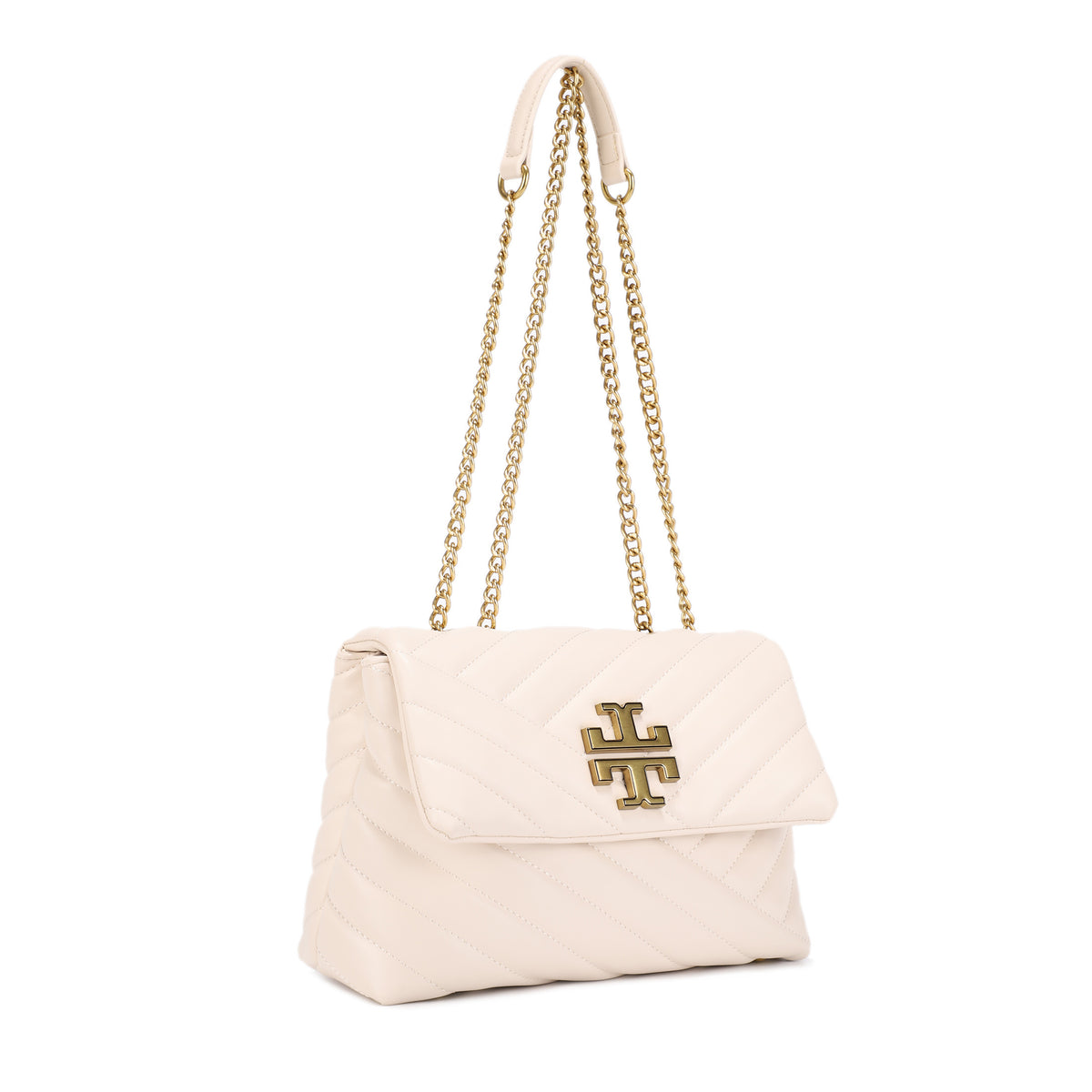 MW5441  Quilted Chain Link Flap Crossbody Shoulder Bag