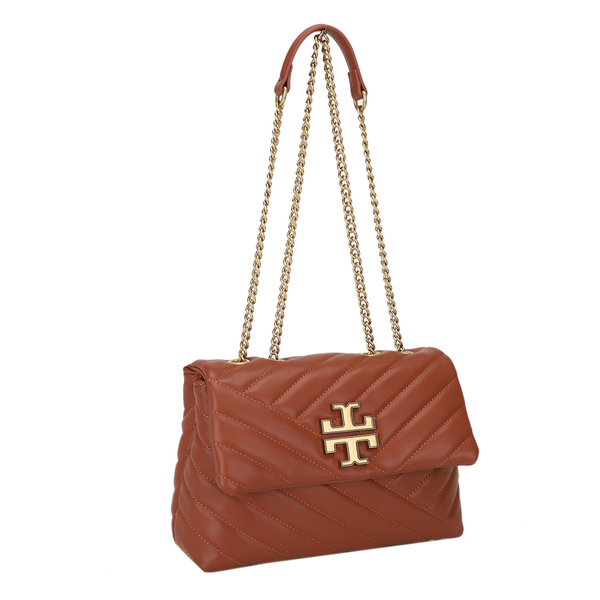 MW5441  Quilted Chain Link Flap Crossbody Shoulder Bag