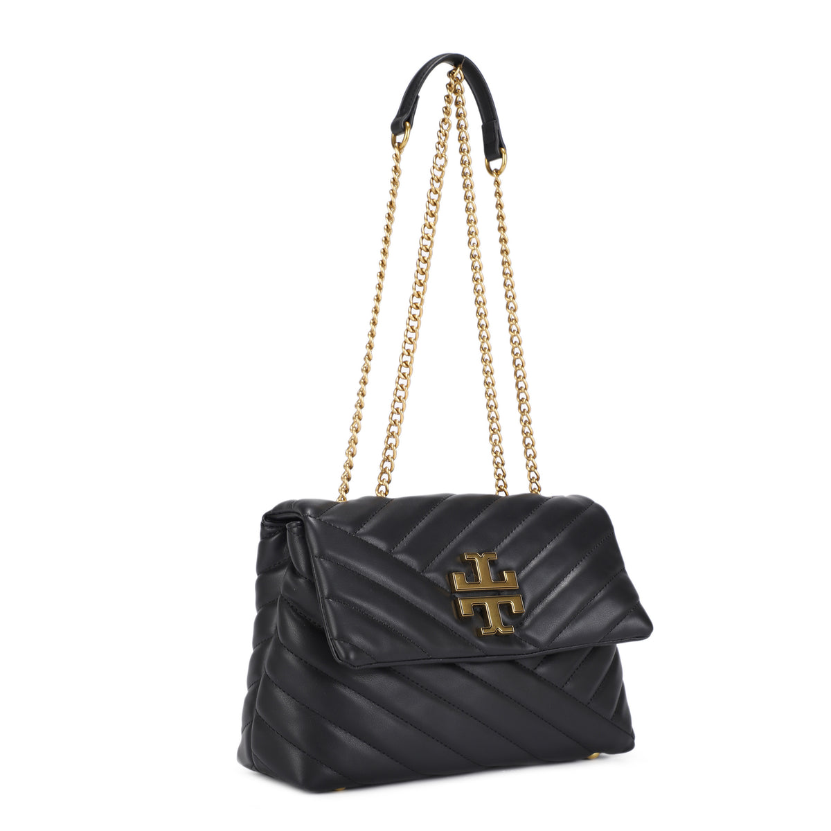 MW5441  Quilted Chain Link Flap Crossbody Shoulder Bag