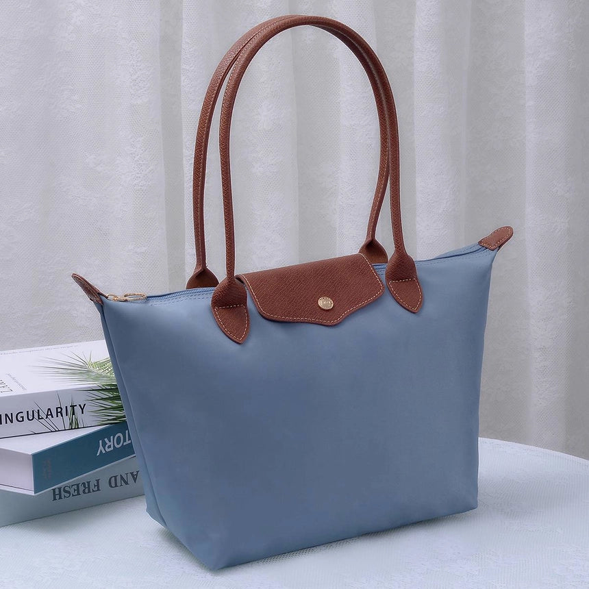 HM784 Nylon Flap Tote Bag