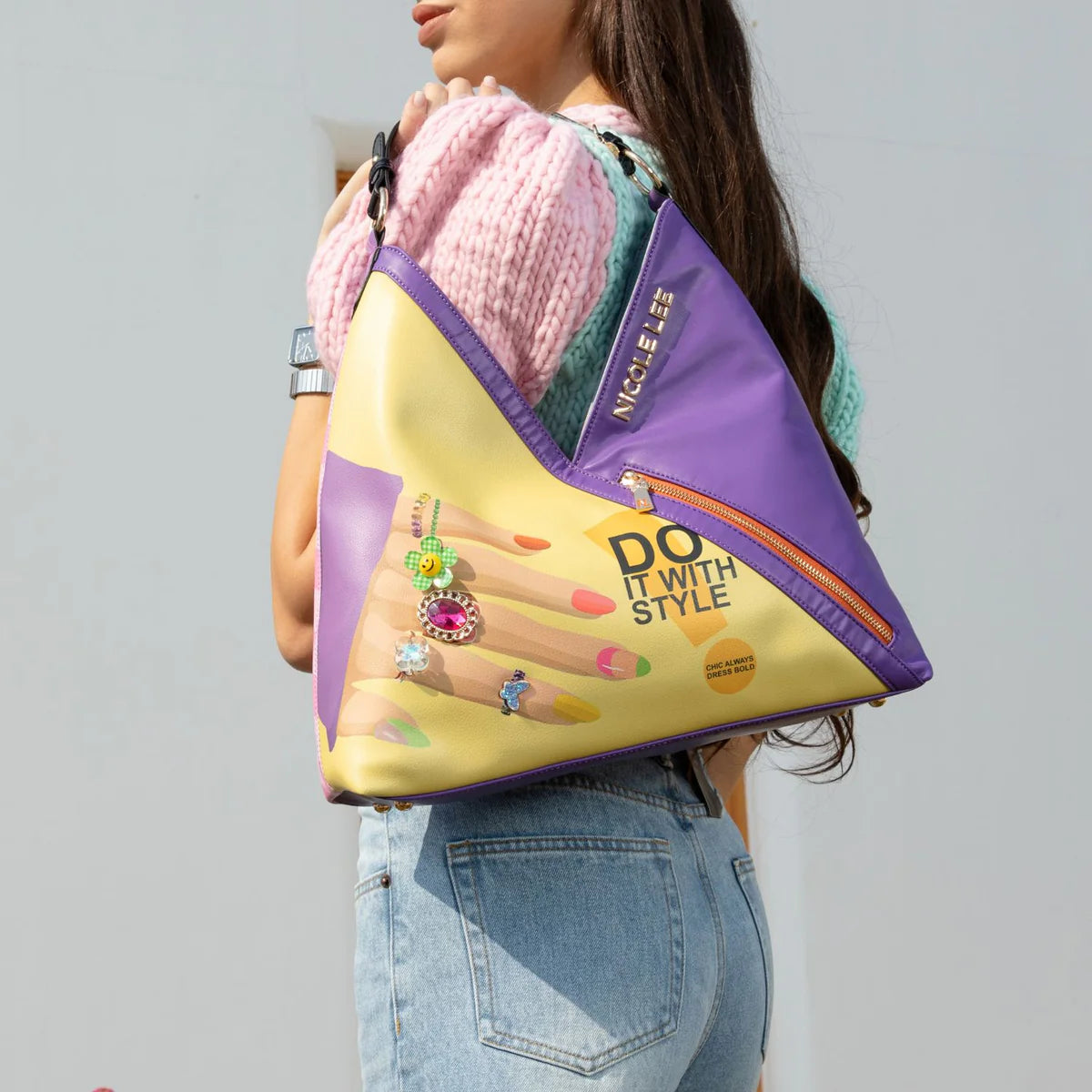 NAIL POLISH HOBO BAG - NP17243 NAIL POLISH