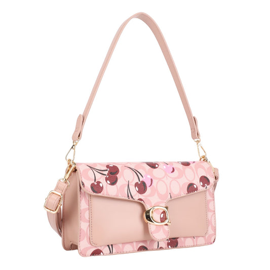 Cherry Pattern Design Shoulder Bag ZM-20723B