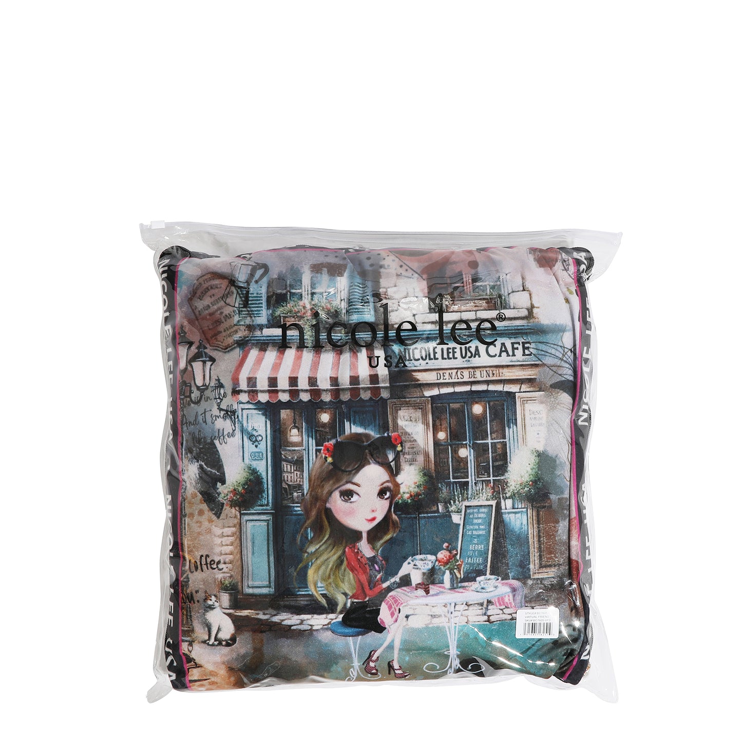 TRAVEL PILLOW BLANKET - BC7605 VIRTUAL FRIEND