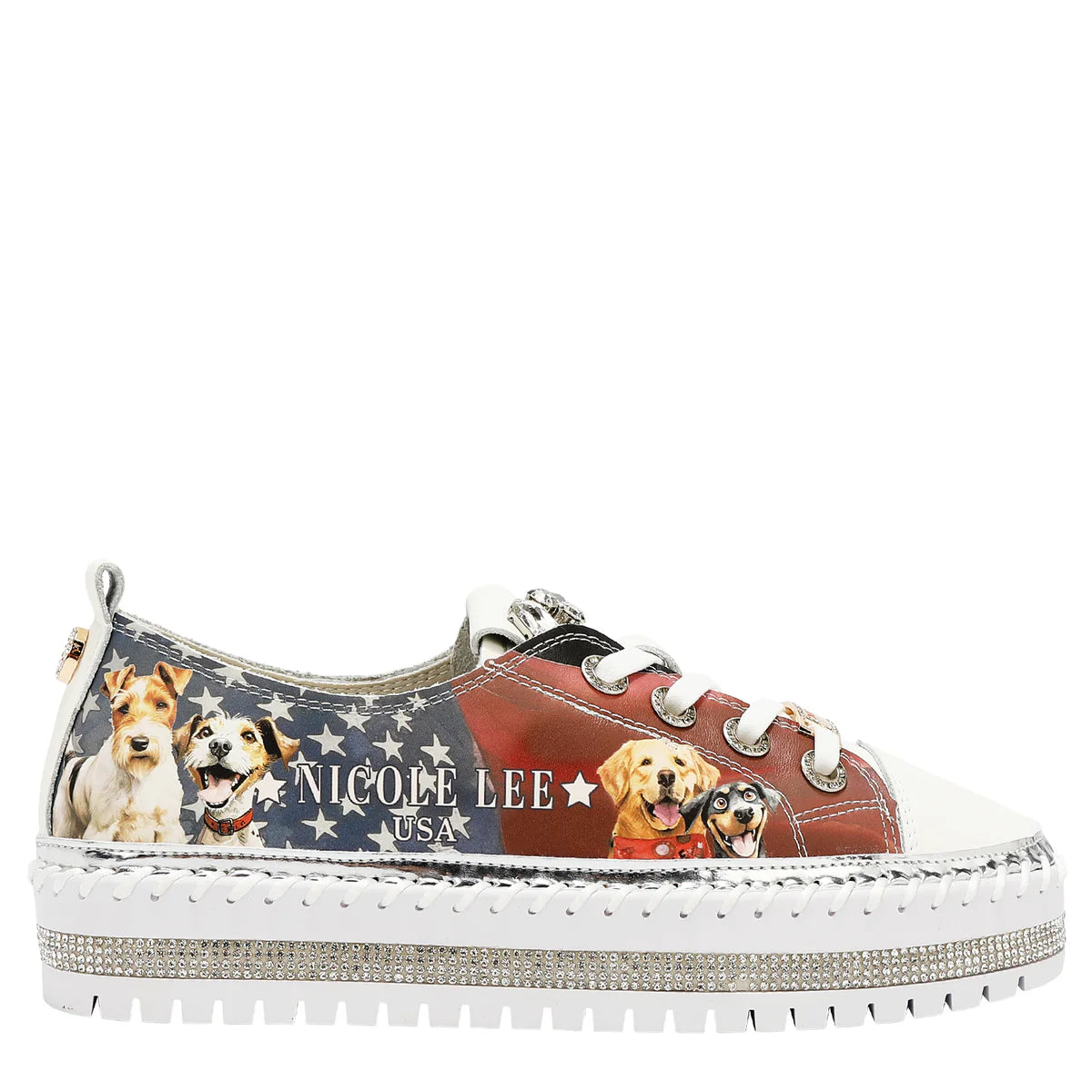 PETRA PLATFORM SNEAKERS - BLING23110 VIRTUAL FRIEND  / SUN AND SAND / QUEEN CLEOPARTA / MODA SNOWFLAKE / BEST SMILE /  /