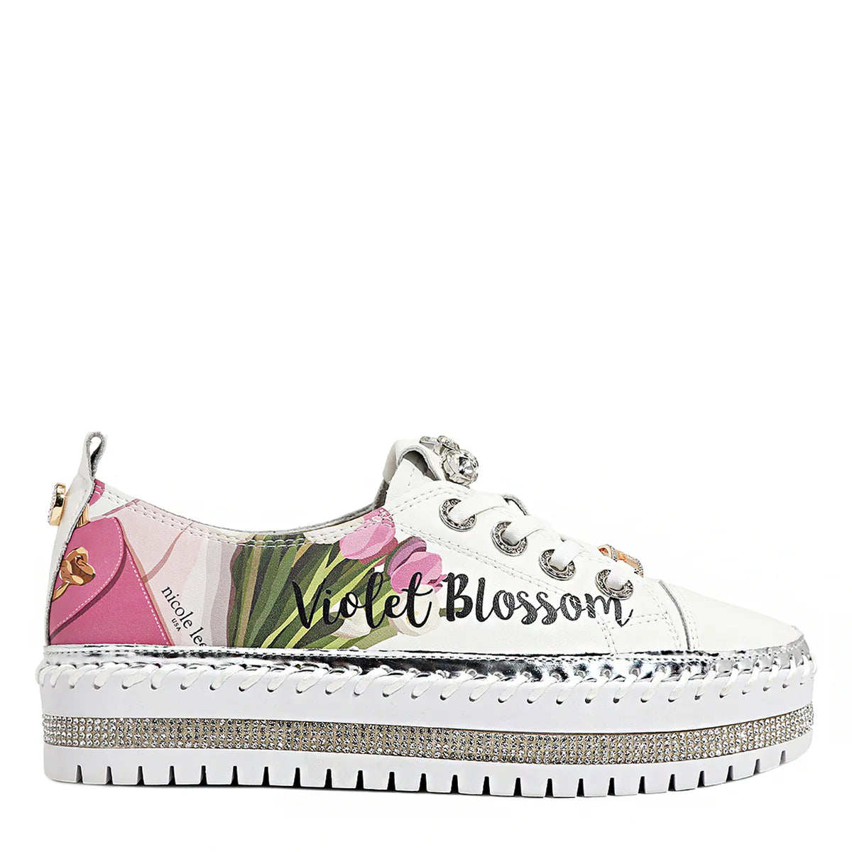 PETRA PLATFORM SNEAKERS - BLING23110 VIRTUAL FRIEND  / SUN AND SAND / QUEEN CLEOPARTA / MODA SNOWFLAKE / BEST SMILE /  /